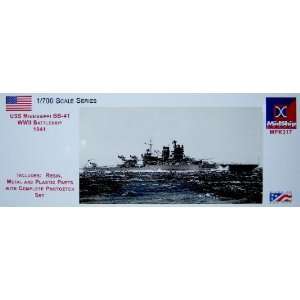   MODEL KITS   1/700 USS Mississippi BB41 Battleship 1941 (Resin Kit) (P