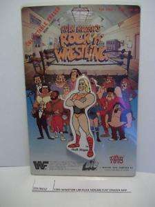 HULK HOGAN WWF Wrestling Figure Flat Eraser Winston LJN  