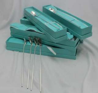 Tiffany & Co. Sterling Silver Ice Tea Sipper Spoons (6)  