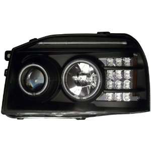  Anzo USA 111134 Nissan Black Projectors Headlight Assembly 