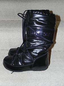 Womens The Original Moon Boot by Tecnica W.E. Soft II Black Size 8M 