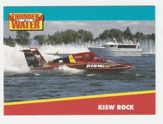 1996 KISW Rock Hydroplane Trading Card (Promotional)  