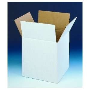  6x6x4 WHITE RSC Corrugated Boxes  25/Case