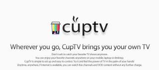 Cuptv Cable TV Set top box IPTV & Digital Set top box With Web Cam 