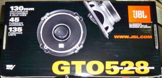 JBL GTO528 5 1/4 135W 2 Way GTO Series Speaker System 715442170401 