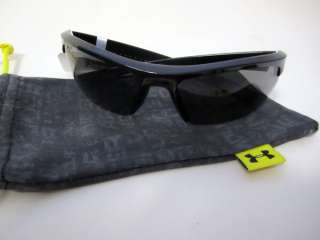 Under Armour STRIDE XL Shiny Black Sunglasses NEW w/tags + pouch 
