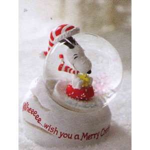   Christmas XOX5010 Peanuts Snoopy on Sled Waterglobe: Everything Else