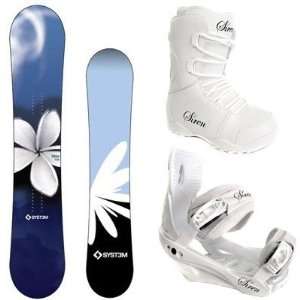 System Mist 148 Cm Snowboard, Boots, Bindings Package  