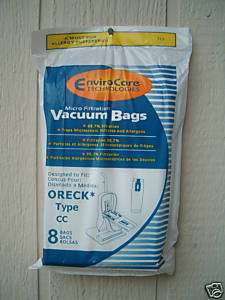 Oreck TYPE CC xl Micro Filtration vacuum bags + BELT  