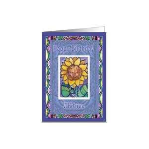  Whitnee Sprout and Sunflower A Happy Birthday Wish Card 