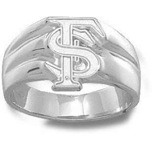  Florida State Seminoles Sterling Silver FS 1/2 Ring 
