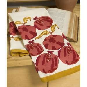   Pomegranate Yellow Tea Towel (Set of 3) 