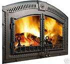 Napoleon NZ6000 Wood Burning Fireplace in Wrought Iron w 25ft Chimney 