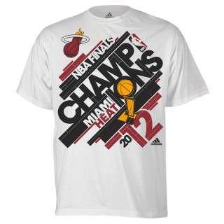 Miami Heat adidas Hardwood 2012 NBA Finals Champions T Shirt  