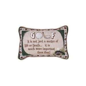   Funny Golf Quote Decorative Throw Pillows 9 x 12