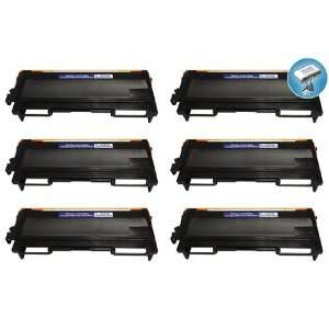  6 PACK Compatible Brother TN350 Black Toner Cartridge 