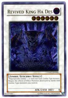 YuGiOh REVIVED KING HA DES ultimate rare trading card game CSOC EN044 