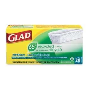   Glad Recycled Tall Kitchen Trash Bag COX78112