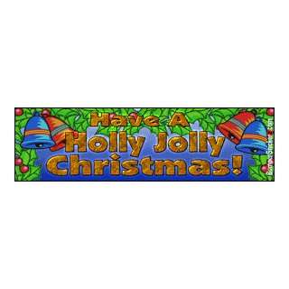   Have A Holly Jolly Christmas   Refrigerator Magnets 7x2 in Automotive
