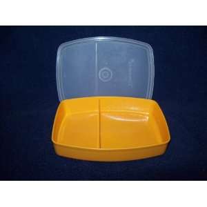   Sunny Yellow Packette Divided Container with Seal 