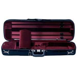  Oxford Semi French Violin Case, Blue Musical Instruments