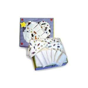  Kushies Baby Towel & Washcloth Boxed Gift Set Baby