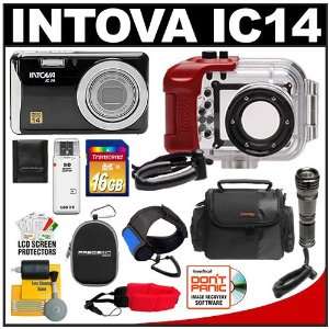  Intova IC14 Sports Digital Camera with 180 Waterproof Housing 