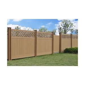   Composite Fences Fence Body Set 6ft.Wide / White Patio, Lawn & Garden