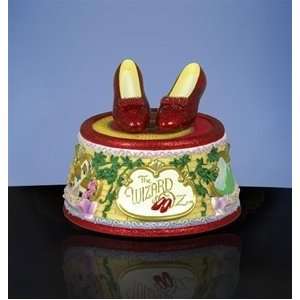  Wizard of Oz Ruby Slippers Click Figurine SF Music Box 